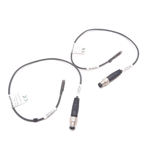 Lot of 2 Balluff BMF00A2 Position Sensor, C-Slot, PNP-NO, 10-30VDC, 3-Pin M8 - Imagen 1 de 6