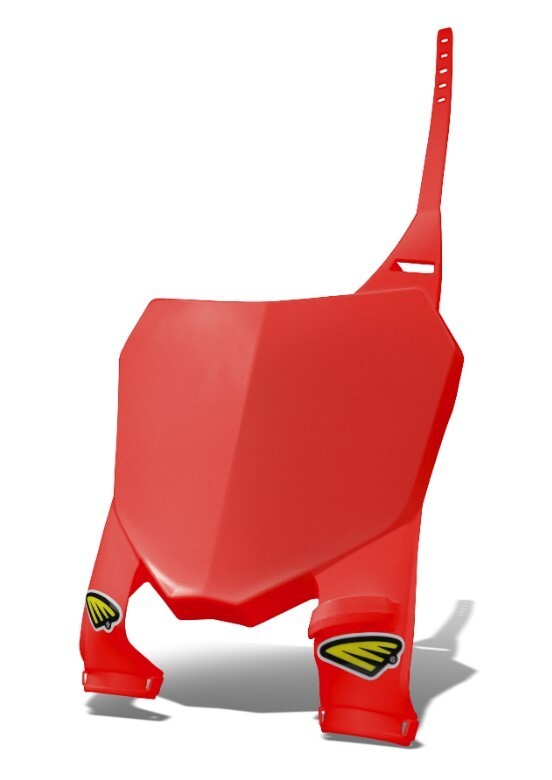 Plaque numéro frontale Cycra rouge pour moto HONDA CRF 250/450 2014-2016