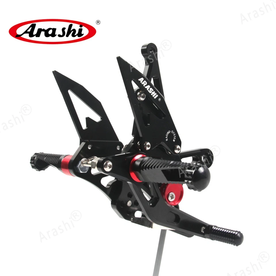 13 clavijas de reposapiés ajustables para Yamaha YZF R1 2009-2014 2010 2011 2012 juegos traseros Foto 4 de 4