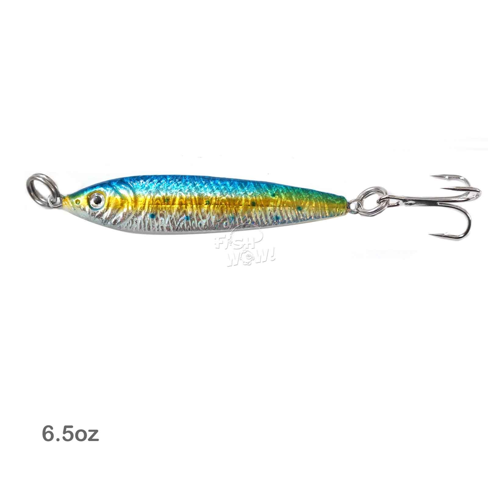 20pcs 6.5oz Fishing Mega Metal Bait Trolling Live Jig luna lure Mix Random Color - Image 8