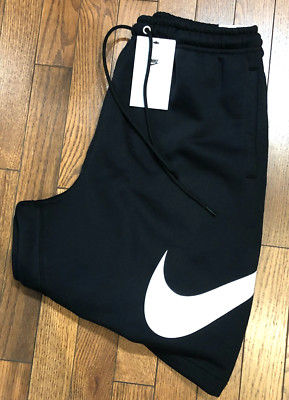 *NEW* Men's NIKE Essential Club Swoosh Graphic Sweat Short Black (FN3906 010)  