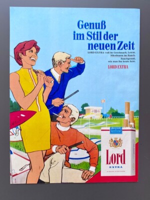 Lord Extra Minigolf sixties retro 1968 Vintage Ad Werbung Reklame