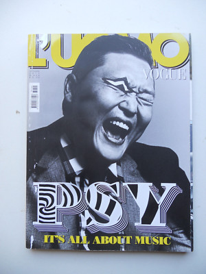L'UOMO VOGUE Italia magazine 444 Ottobre 2013 October PSY Oscar Isaac Miyavi