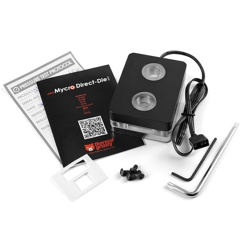 Bloc d'eau thermique Grizzly AM5 Mycro Direct-Die RGB | TG-MY-DD-AM5-RGB - Photo 7/9