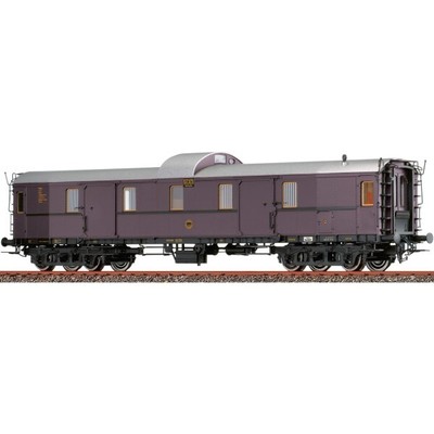 Brawa 45429 Gepäckwagen Pw4Ü, DRG, Ep.II, m. Beleuchtung, DC-Digital H0 + Neu