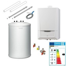 Remeha Paket Calenta Ace 15 DS Trinkwasserspeicher SR 130-2 Gas Brennwert Gerät