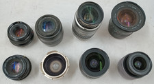 Lot of 8: Lens for 35mm Cameras - AS-IS  GC-6742