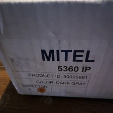Mitel 5360 IP VoIP Business Phone Dark Gray Corded Desk Phone MPN 50005991
