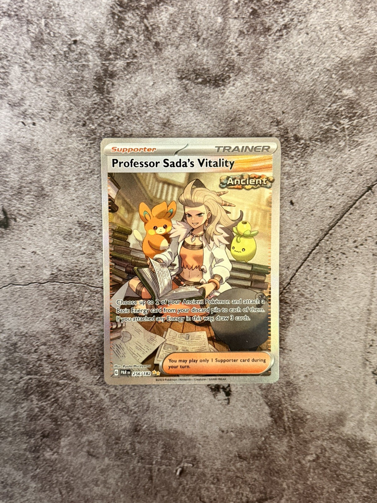 💥Pokemon - Professor Sada's Vitality - 256/182 - SIR - Paradox Rift - NM💥