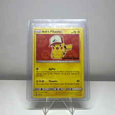 Pokemon TCG Ash's Pikachu SM109 SM Holo Black Star Promo Basic 70 HP EN 2017 on eBay
