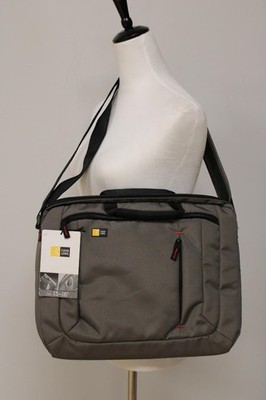 NWT Case Logic Brownish Grey Laptop Shoulder Bag for 15-16 Inch Laptops