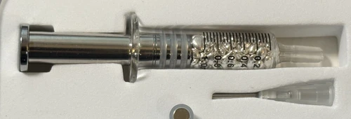 1/4 Oz .999 Fine Silver Doc Bullions Pit Bullion Silver Shot Syringe Black Death