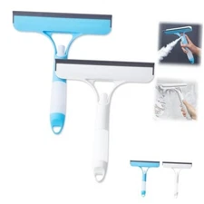 3 in 1 Window Cleaning Scraper,New 3 in 1 Window Cleaner,Squeegee White+blue