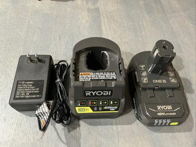 #ad #ad NEW Genuine RYOBI PBP002 ONE 18Volt Lithium Ion 1.5 Ah Battery Charger $38.00