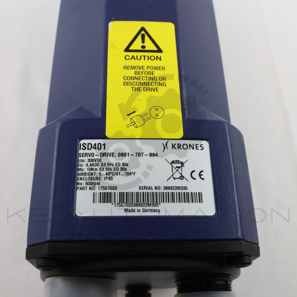 isdncyoroページ　30500 ISD401 Krones 0901-707-894 Servo drive 175G7020 | eBay