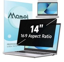 Nano Laptop Privacy Screen 14in 16:9, No Glue Matte Anti Glare Blue Light Filter