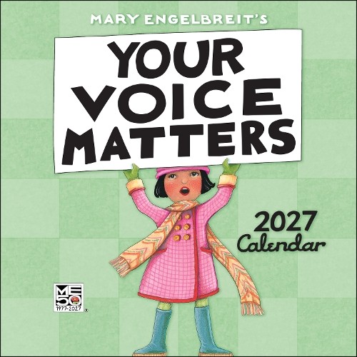 Mary Engelbreit's Your Voice Matters 2027 Wall Calendar Mary Engelbreit - Image 4