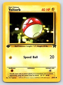 Voltorb 69/82 Team Rocket 1st Edition Common