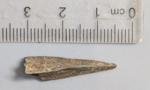2000+ year old Roman BRONZE ARROWHEAD Ancient Rome Weapon (#F8082)