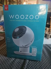 Woozoo Globe Multi-Directional 5 Speed Oscillating Fan with Remote White 