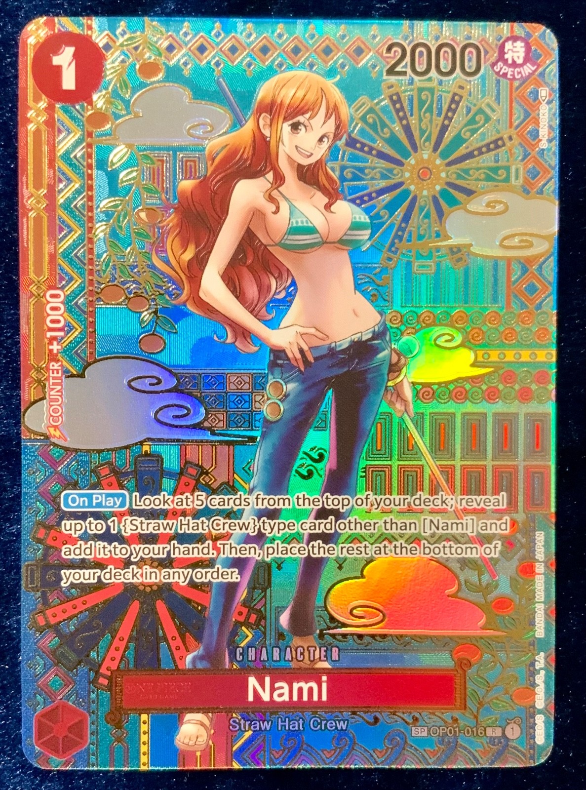 Nami OP01-016 SP Awakening of The New Era OP-05 One Piece ENGLISH NM