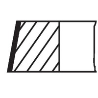 Kolbenringsatz Mahle 592 46 N0 Kurbeltrieb