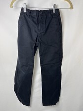 Boys Old Navy Black Straight Leg Adjustable Bands Pant Size 8