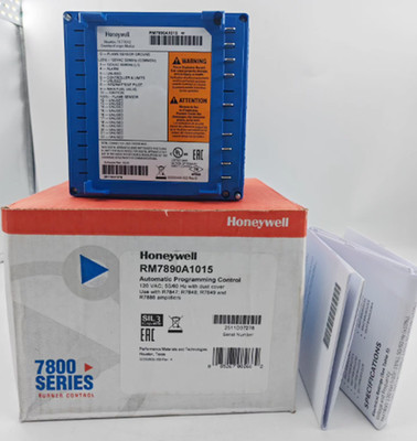 New in Box Original Honeywell RM7890A1015 Automatic Programming Burner Control