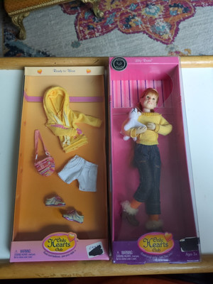 2005 Only Hearts Club Doll Lily Rose & Extra Outfit Fashion Wear NEW