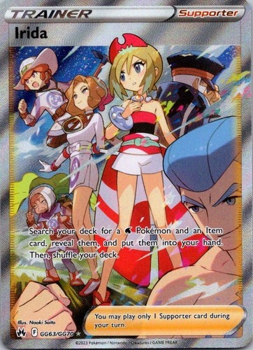 Irida GG63/GG70 SWSH: Crown Zenith: Galarian Gallery Holo