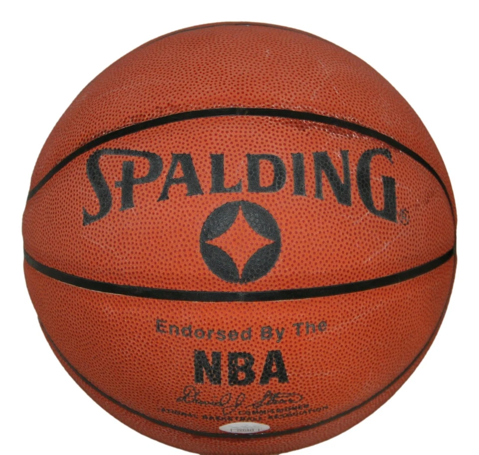 Hakeem Akeem Olajuwon Autographed Spalding Basketball JSA Rockets - Image 3 of 4