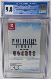 CGC Graded Final Fantasy I-VI Anniversary Edition Switch (1021575008, 9.8 A++)