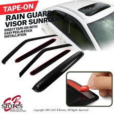 Vent Shade Out-Channel Window Visor Sunroof 5pc Chevrolet Malibu Maxx 04-07