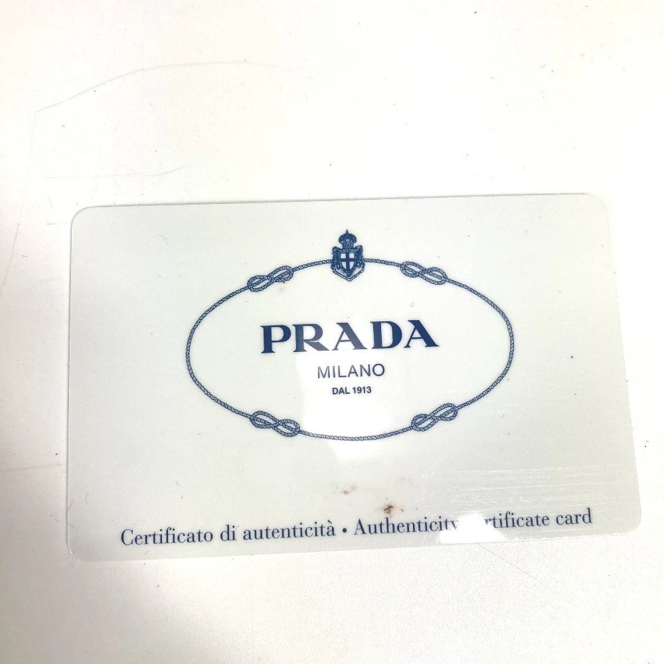 PRADA B1877B Bolso Canapa Bolso de Mano Bolso de Hombro Bolso de Mano Lona Beige/Blanco Foto 3 de 4