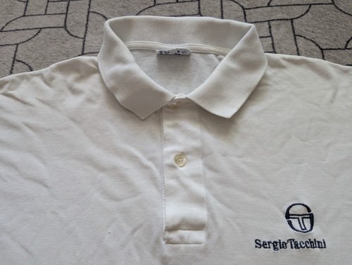 ● VINTAGE SAMPRAS FRENCH OPEN 1992 TENNIS SHIRT SERGIO TACCHINI MEN'S ADULT L ● - Picture 7 of 19