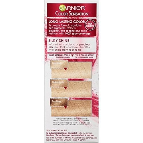 Garnier Hair Color Sensation Rich Long-Lasting Cream, 9.0 Light Natural Blo