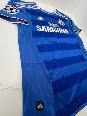 2012 Final Chelsea Home Retro Jersey Drogba #11 Munich Final