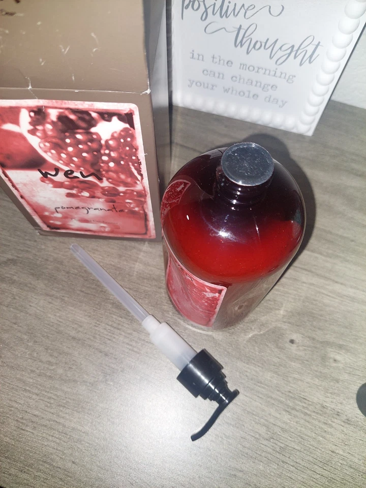 Wen Pomegranate Cleansing Conditioner 16 fl oz New Sealed With PUMP In Box - Image 3 of 4