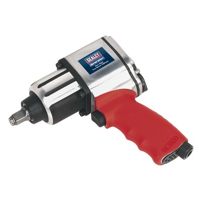 Sealey Druckluft Schlagschrauber 1.3cmSq Doppelantrieb Hammer 227kgft 680Nm
