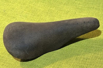 Vintage SAN MARCO Italy Suede Leather Saddle SCHWINN Bianchi ATALA Bottecchia