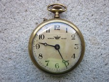 OROLOGIO DA TASCA KINGS WAY CARICA MANUALE MECCANICO CIPOLLA PER TASCHINO