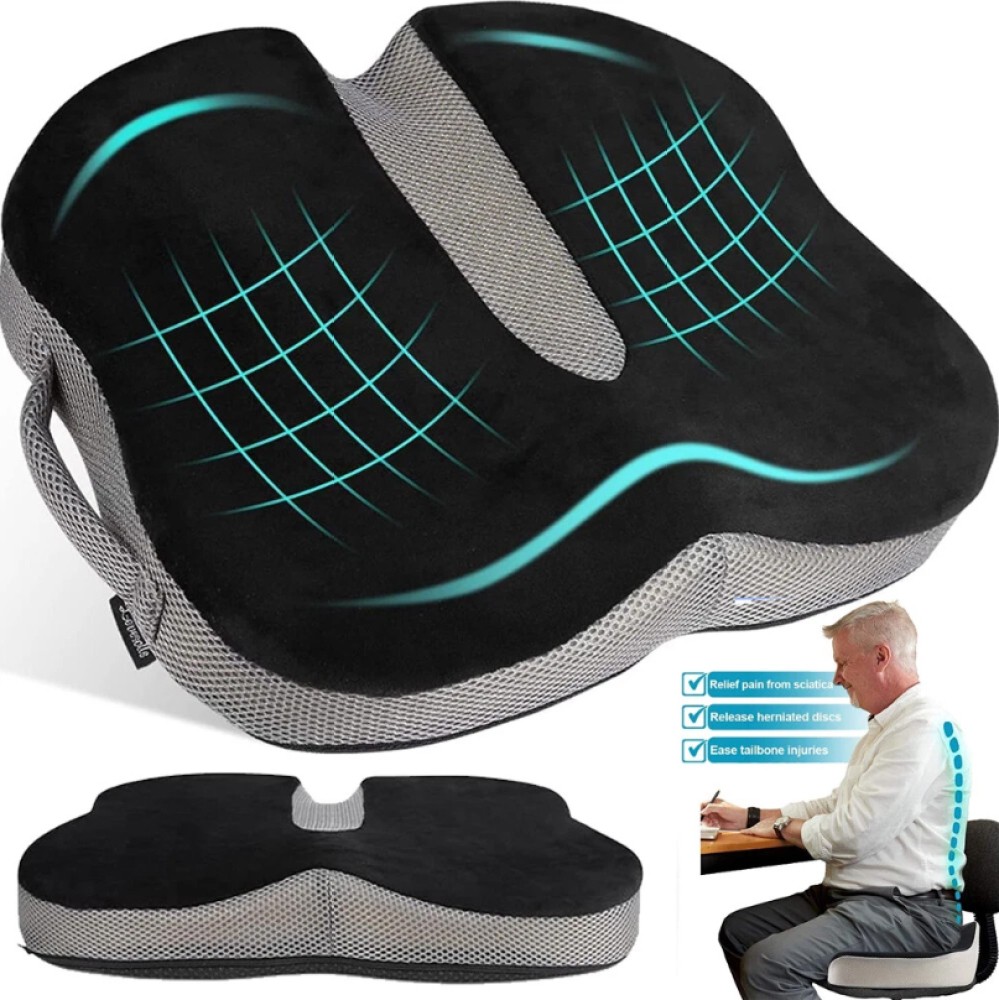Donut Kissen Steißbein Sitzkissen für Prostata Ischias Beckenboden Memory Foam!~