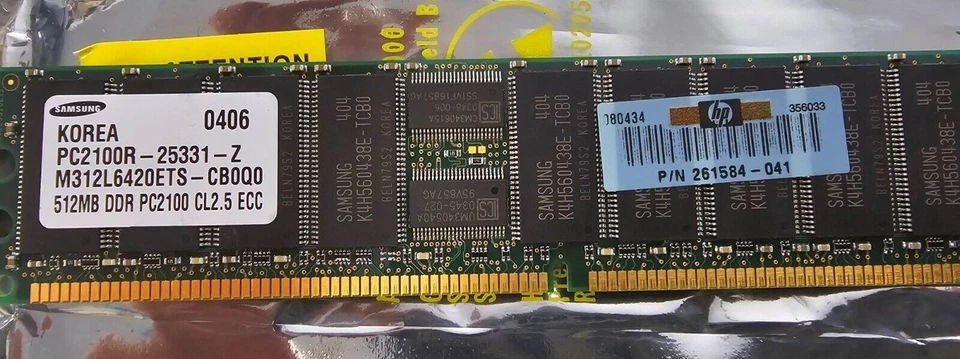 HP M312L6420ETS-CB0Q0 261584-041 PC2100R Ref00317 - Image 2 of 2