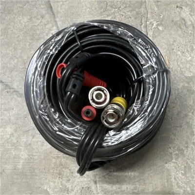 Dual Power & Video Cable BNC Male RCA Male DC Power Male for CCTV Security
