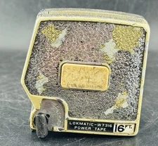 Vintage Lufkin Lokmatic W7316 Power Tape 16 ft Vintage Tape Measure
