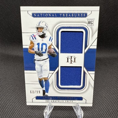 Adonai Mitchell 2024 National Treasures Rookie Dual Materials  /99
