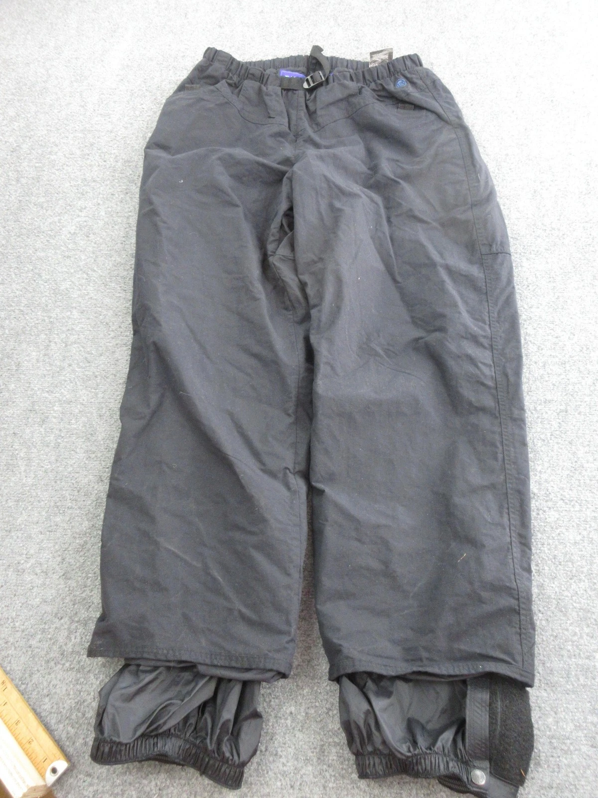Burton Snow Pants Mens XL Black Insulated Elastic Waist Ski Snowboard Pockets