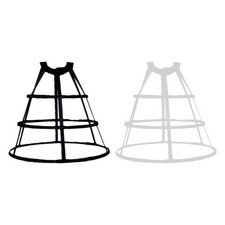 Petticoat Underskirt Comfortable Tulle Petticoat Three Hoop Skirt for