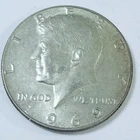 1969-D Kennedy Half Dollar 40% Silver US 50c Coin #7221