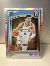 Ryan Dunn 2024-25 Donruss Optic #279 Holo Silver Prizm Rated Rookie RC Card Suns. rookie card picture